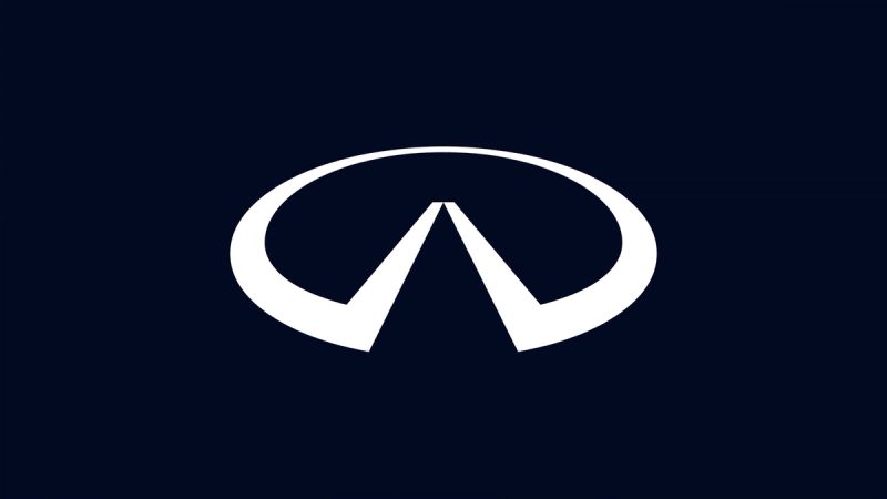 Infiniti Logo Construction: Logo Symbol Construction, 2023 rebrand by Bruce Mau Design