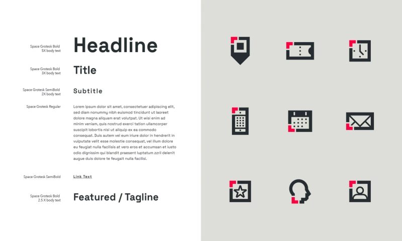 Typography and Icon System