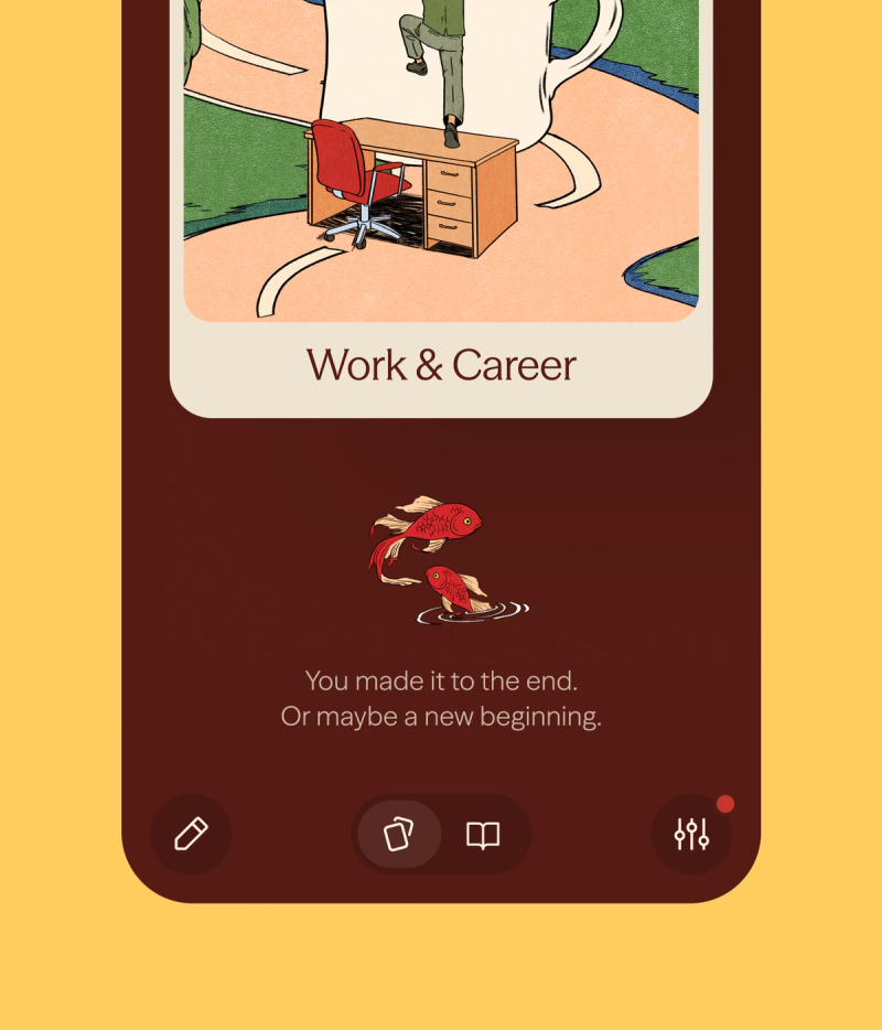 Work & Career mobile card