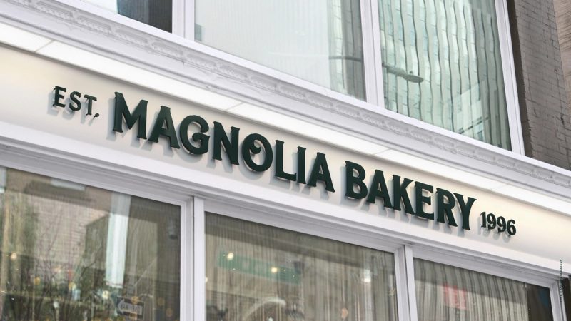 Magnolia Bakery Storefront Sign
