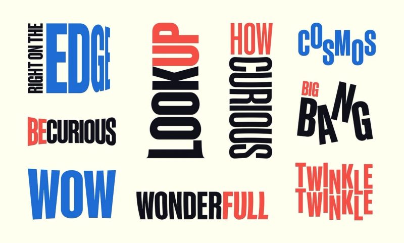 Typographic Stickers