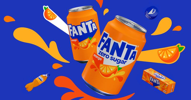 Fanta 2023 rebrand by Jones Knowles Ritchie: new logo and identity