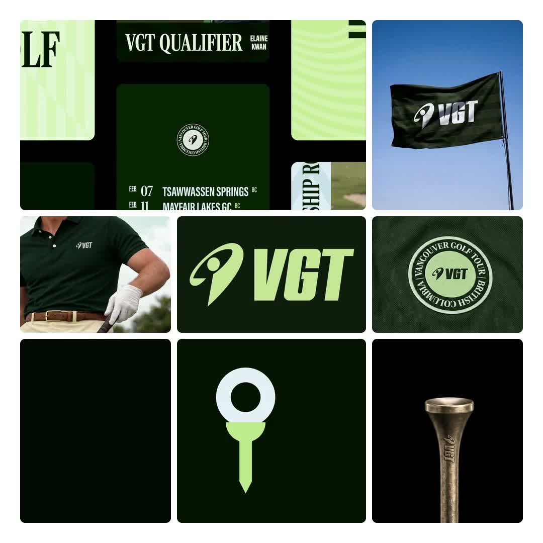 Vancouver Golf Tour 2026 brand identity by Loki