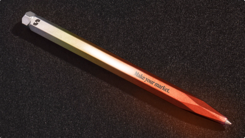 Faceted pen