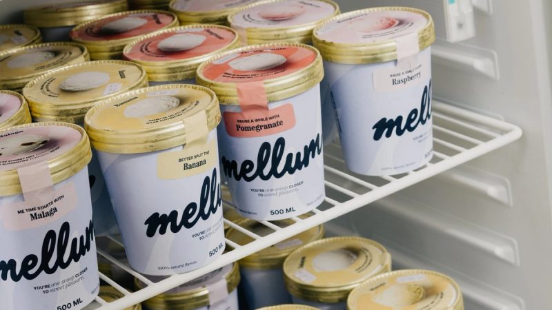 Gelato tub range