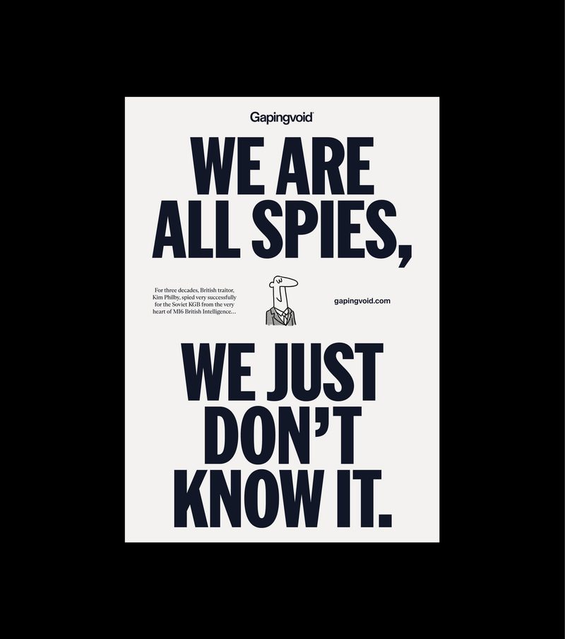 We are all spies poster