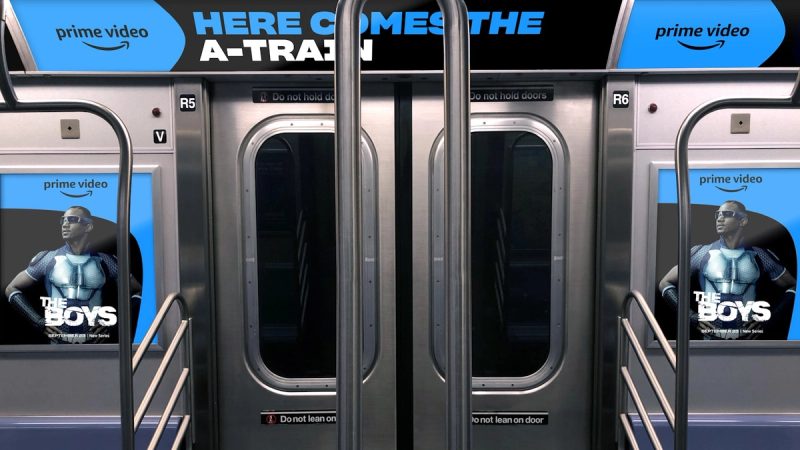 Subway Train Ad Wrap