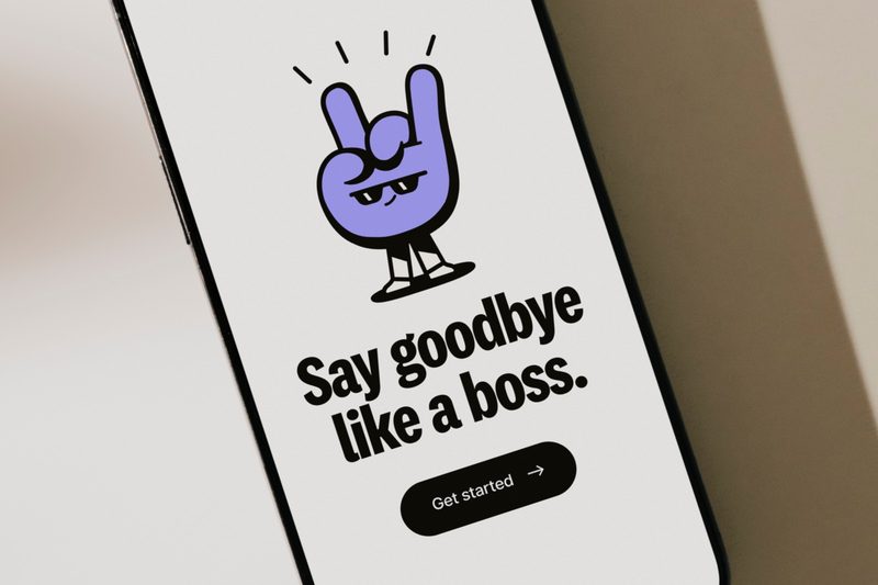 Say goodbye like a boss