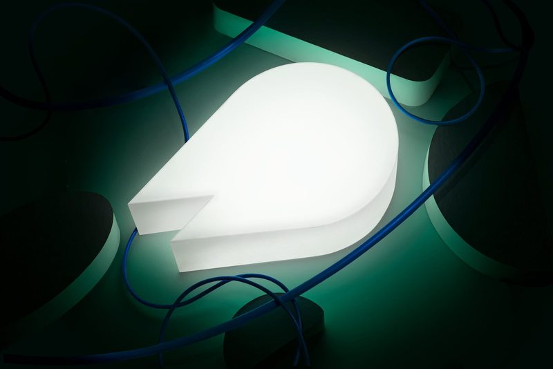 Glowing symbol