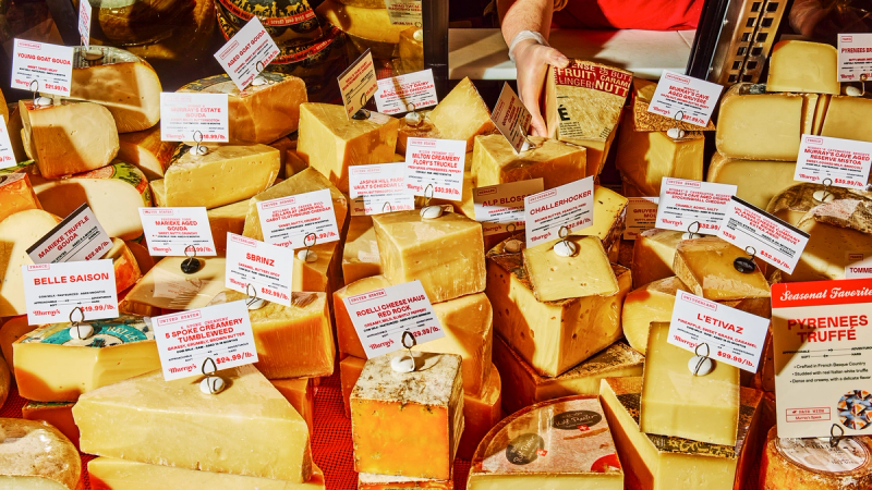 Cheese Counter Display