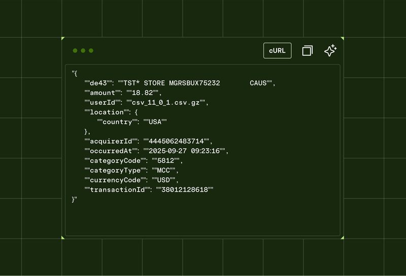 API response window