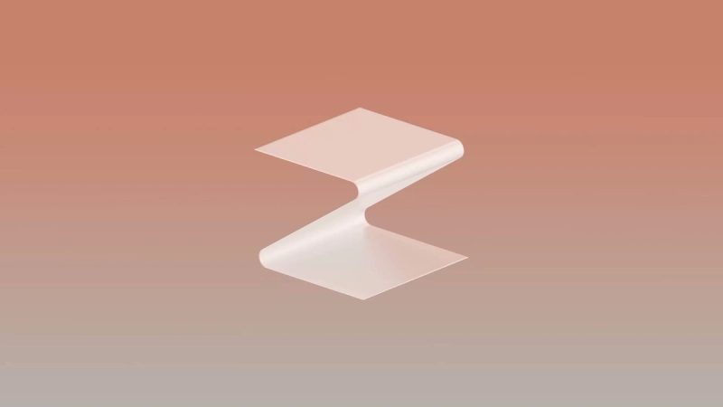 Zipline Symbol: Z-shaped Table, 2023 rebrand by M A N U A L