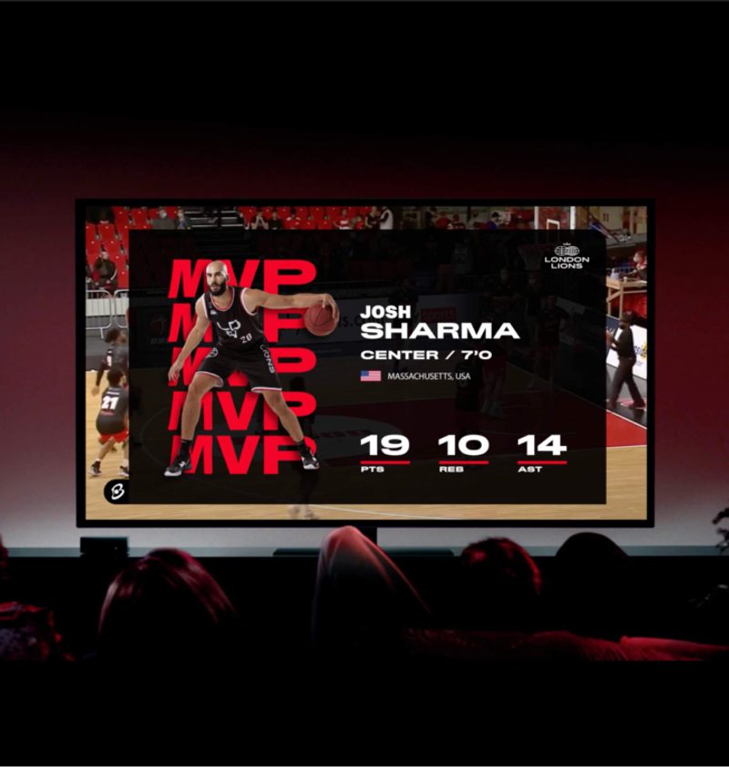 Basketball MVP Digital Screen