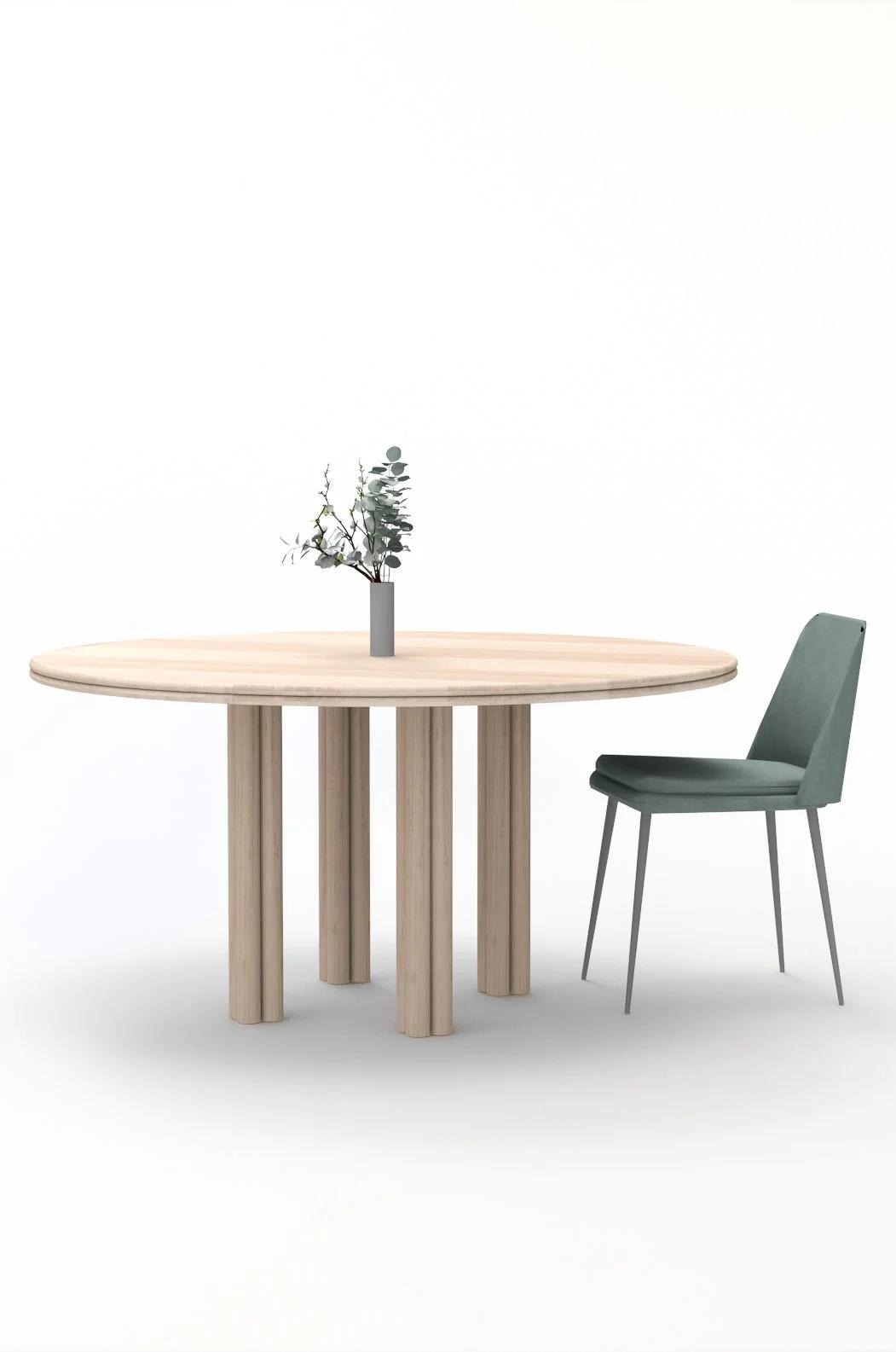 Lusk Round Table Round Dining Table
