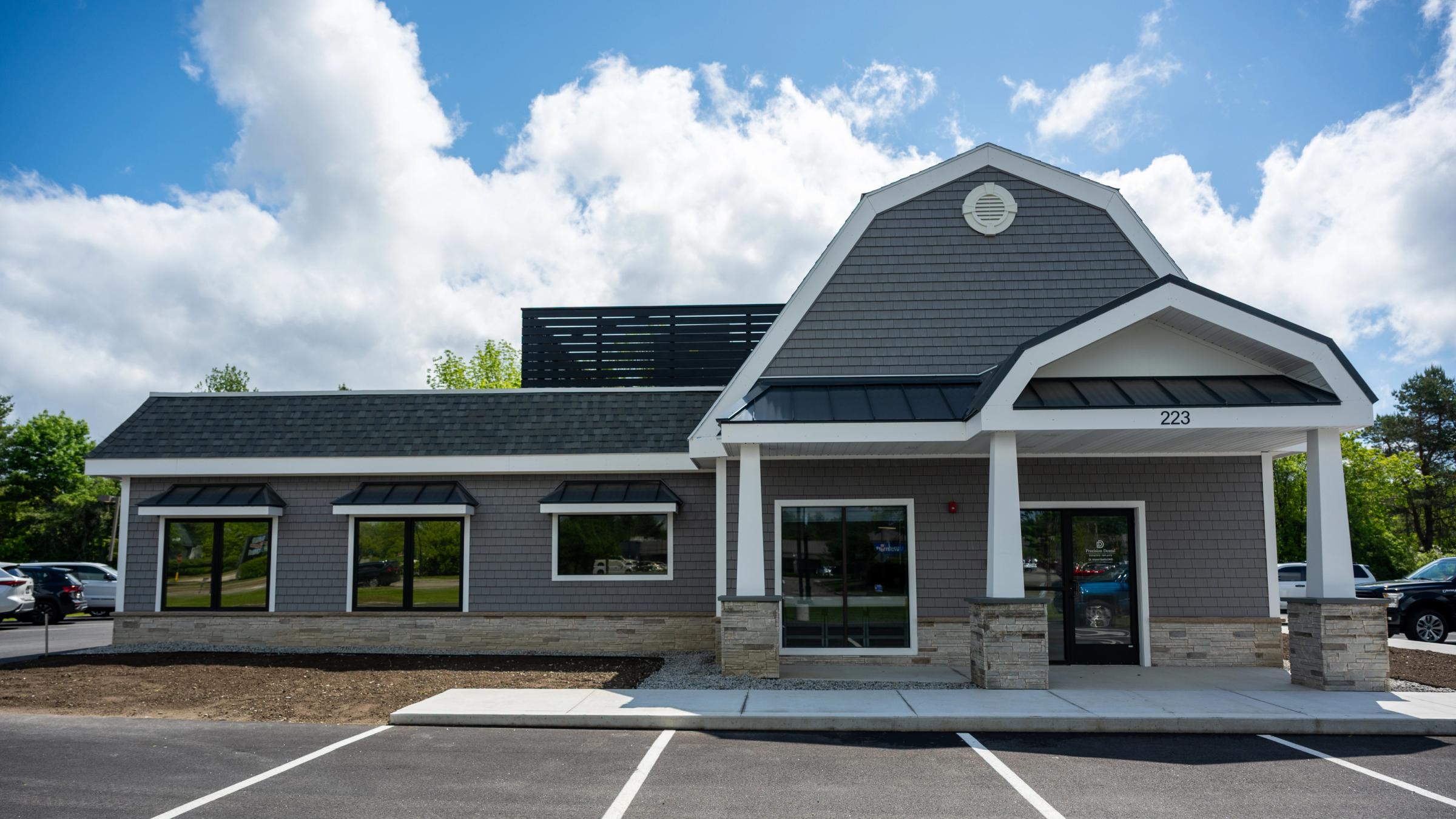 front of the clinic