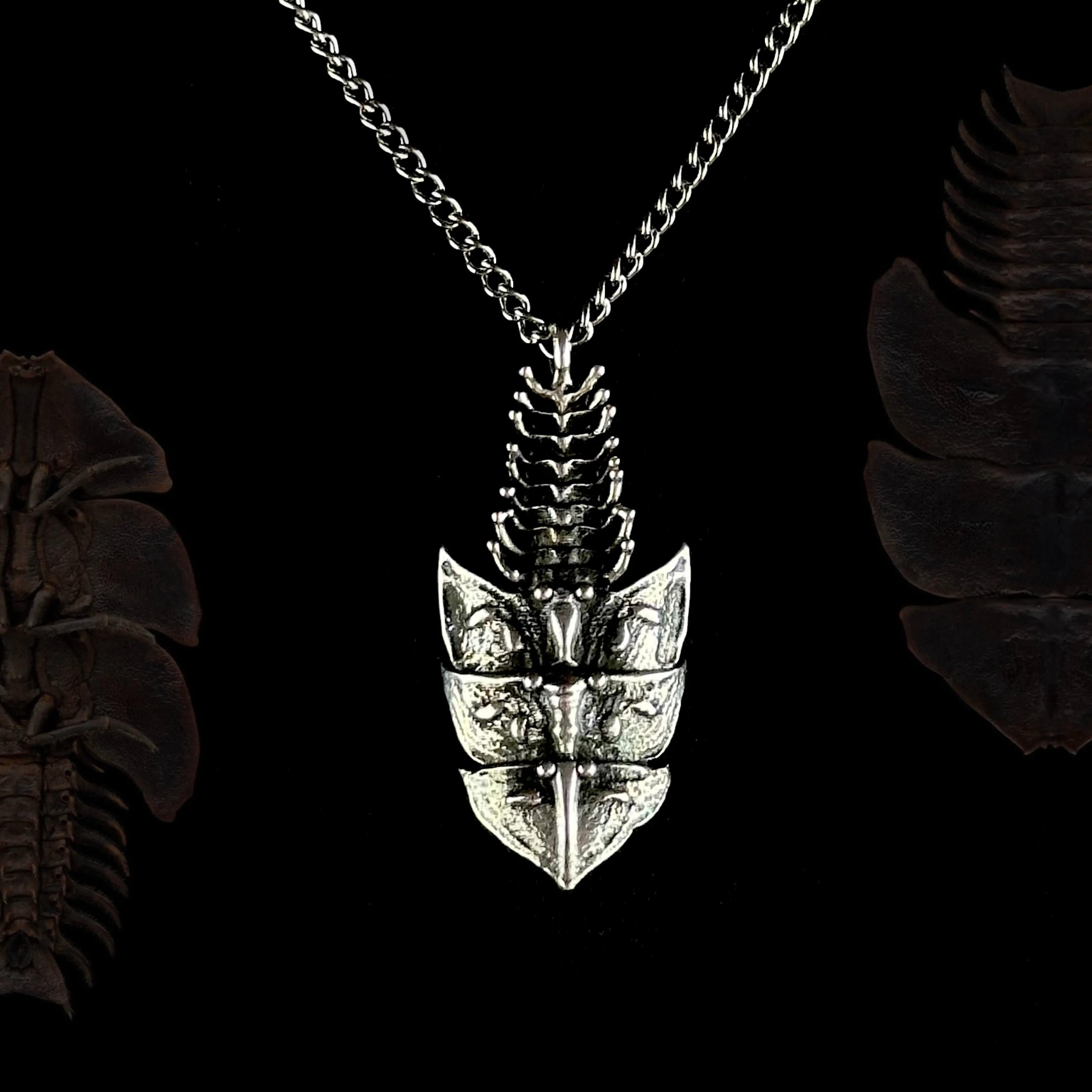 Trilobite bug pendant