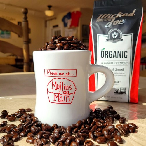 Roasted coffee beans
