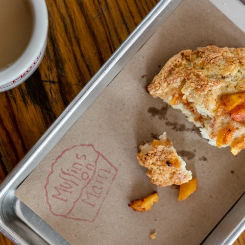 Cinnamon Peach Scone