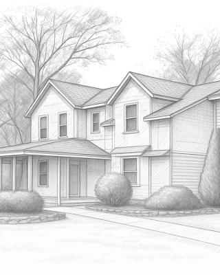 Home under construction showing renovation, addition, and new build elements