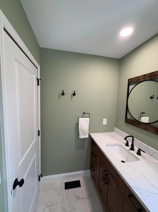 Upgraded the existing main bathroom with improved aesthetics and functionality