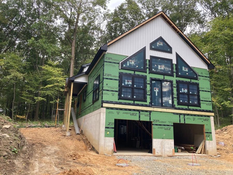 Modern A-Frame Custom Home Build