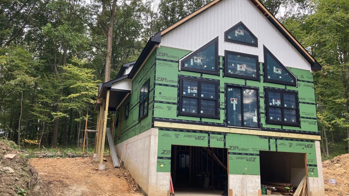Modern A-Frame Custom Home Build