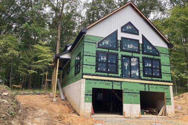 Modern A-Frame Custom Home Build