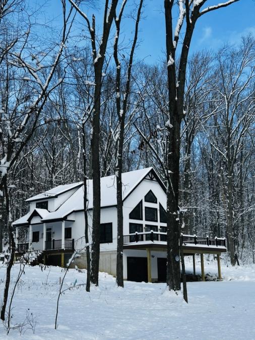 Modern A-Frame Custom Home Build in Barto, Pennsylvania 