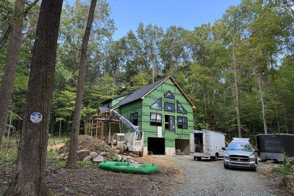 Modern A-Frame Custom Home Build