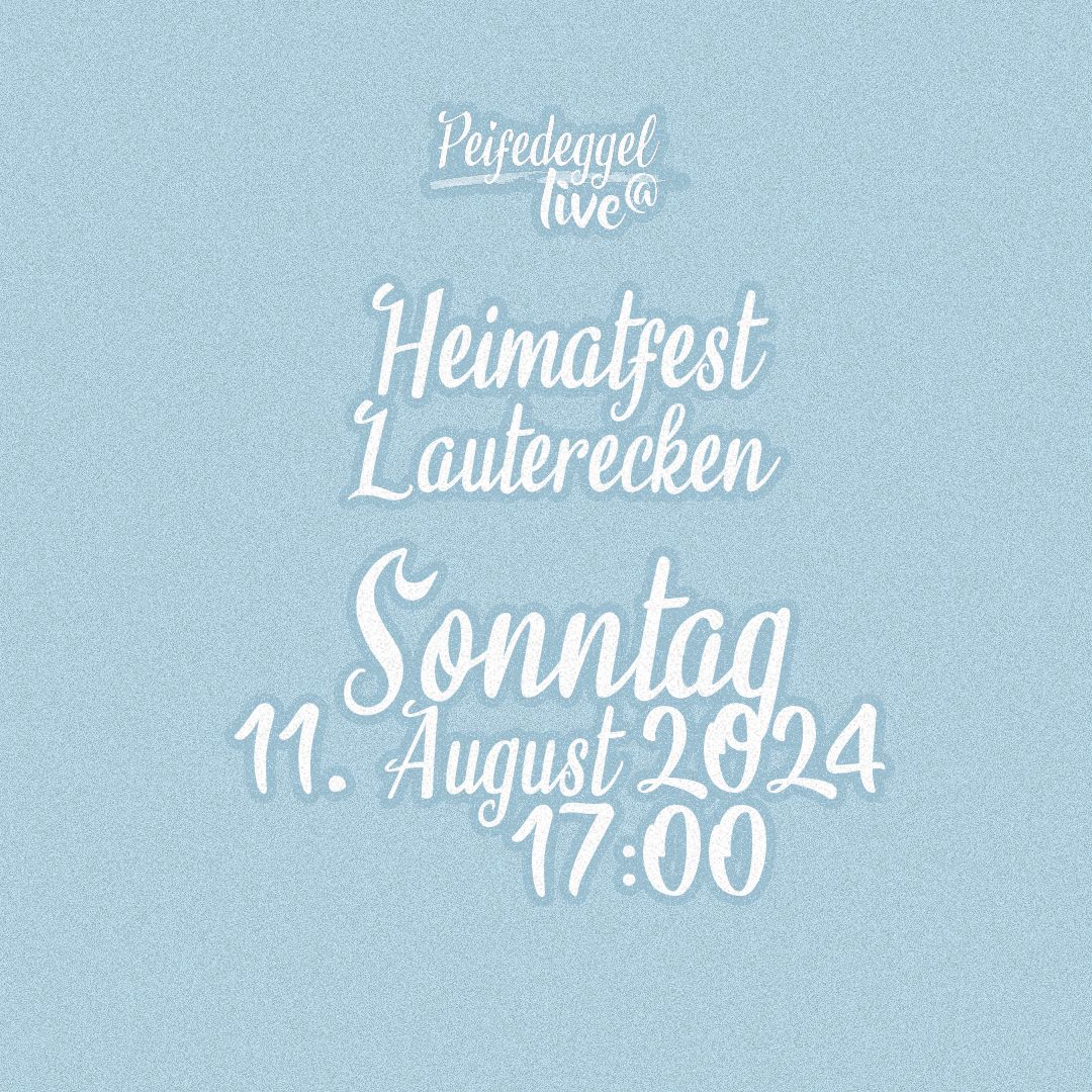 Auch dieses Jahr waren wir wieder live beim Heimatfest in Lauterecken Sonntag, 11. August 2024 17:00 Uhr  #Peifedeggel #Heimatfest #Lauterecken #Pfalz #HeimatfestLauterecken #Gitarrenmusik #Konzert #Schorlegewitter #Kusel #Livemusik #Musikantenland #FritzWunderlich #Wandermusikanten #Veldenzschloss @schuetz_sound_light