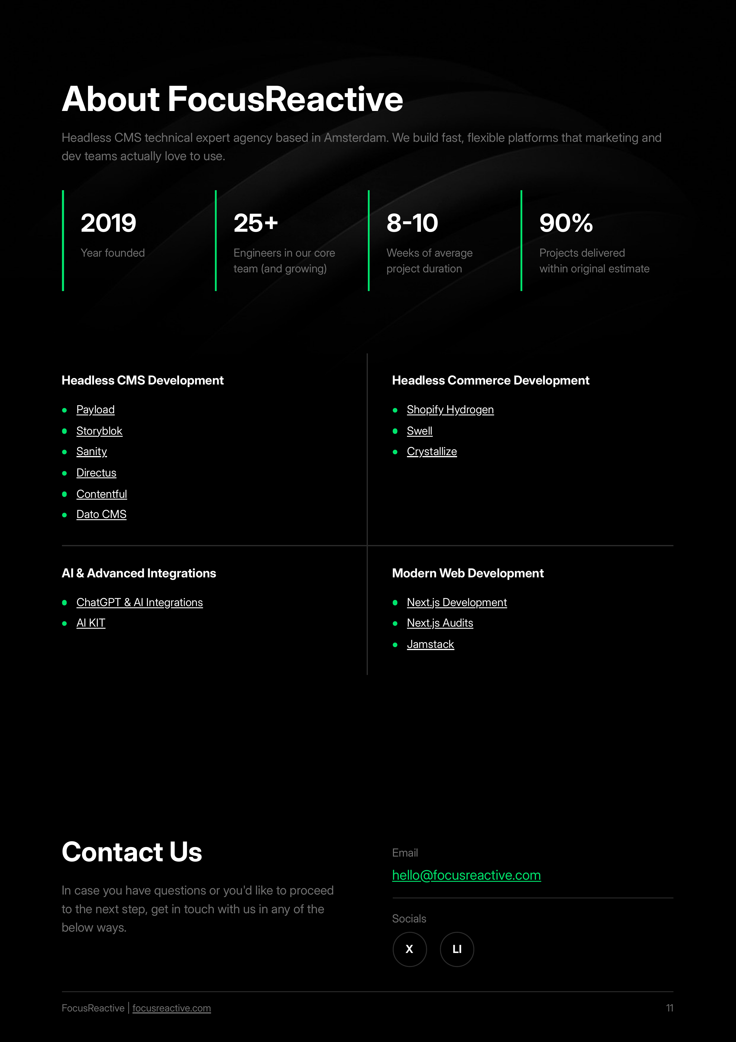 Sample report page 11