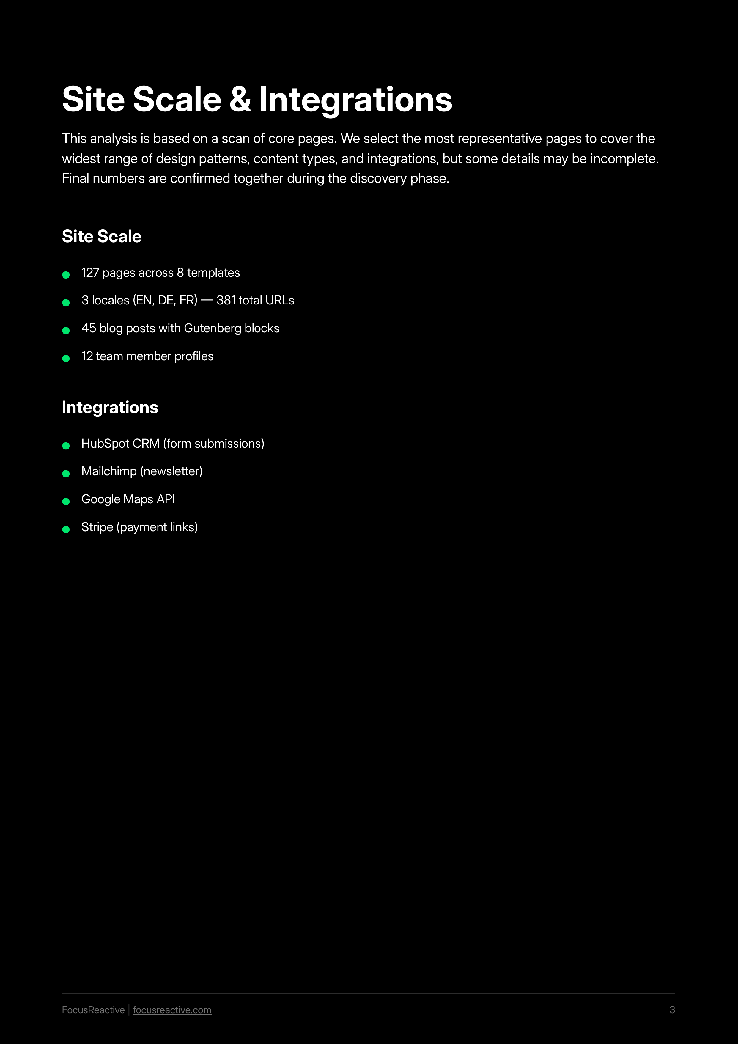 Sample report page 3
