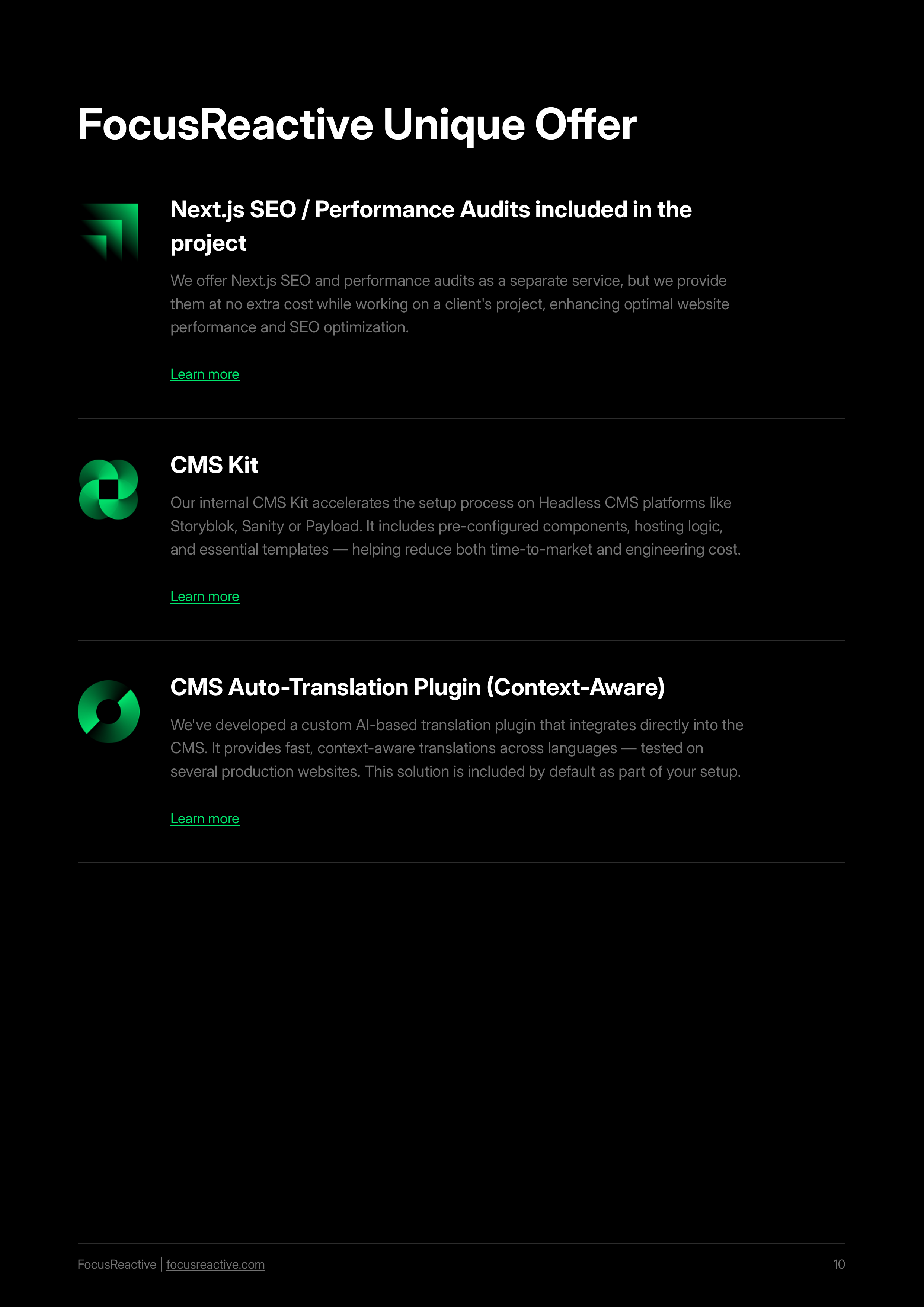 Sample report page 10