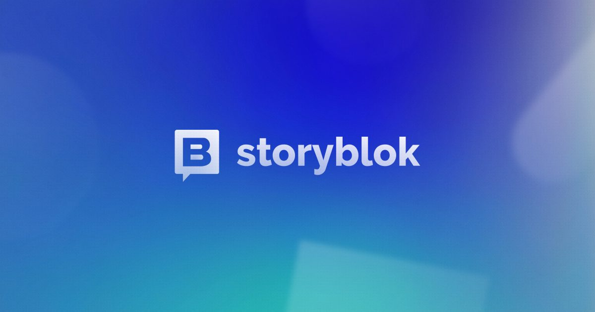 Storyblok overview