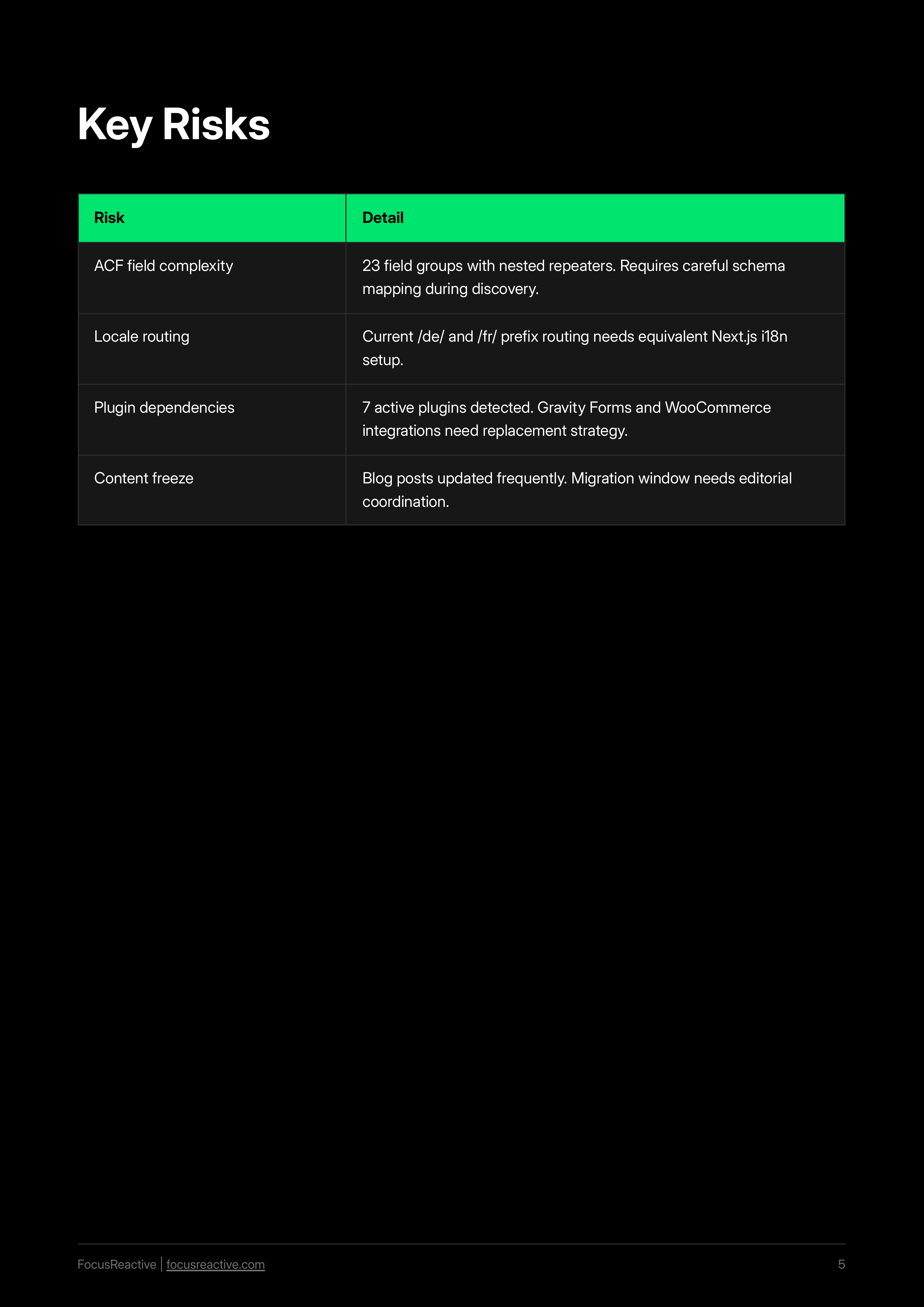 Sample report page 5