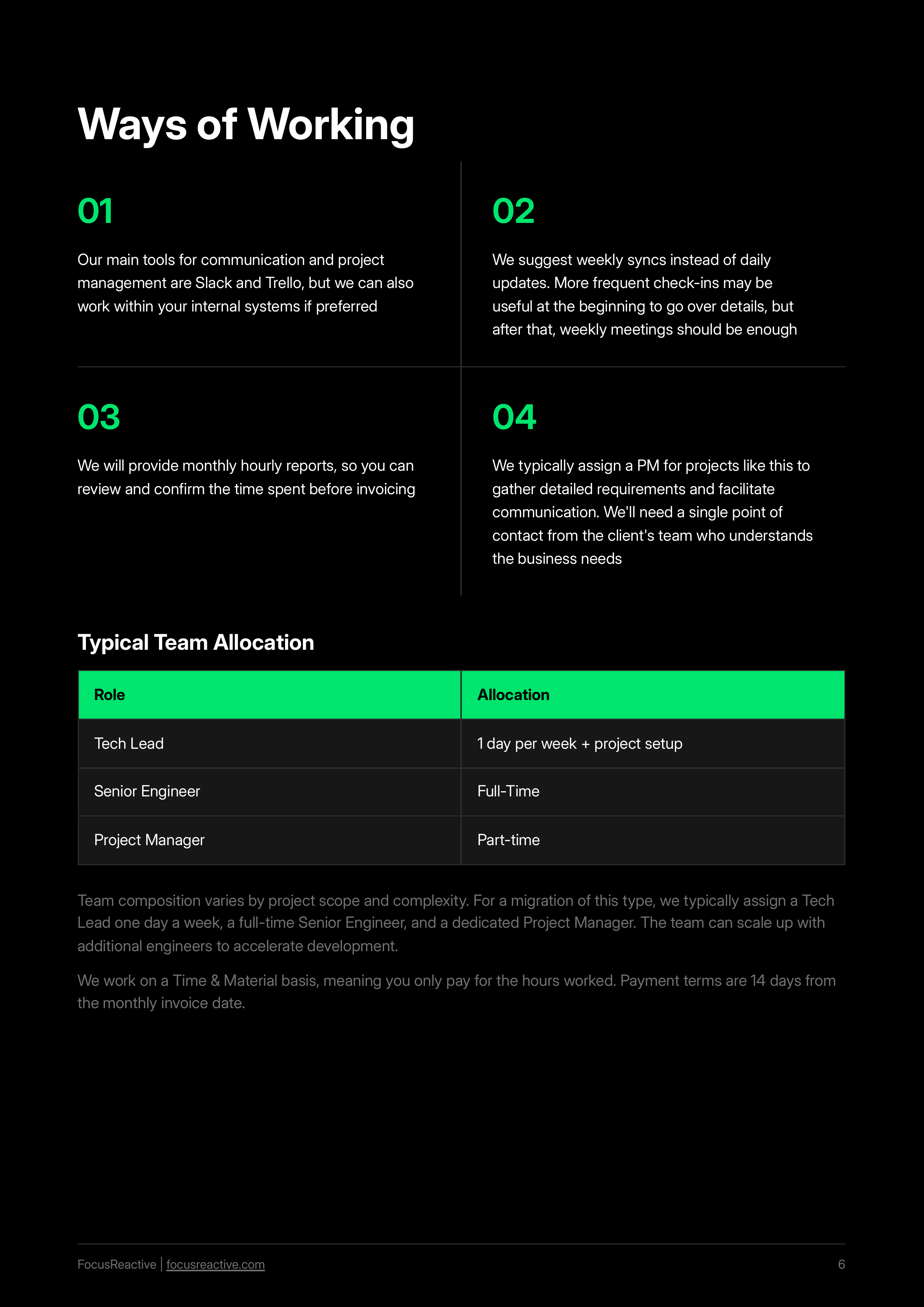Sample report page 6