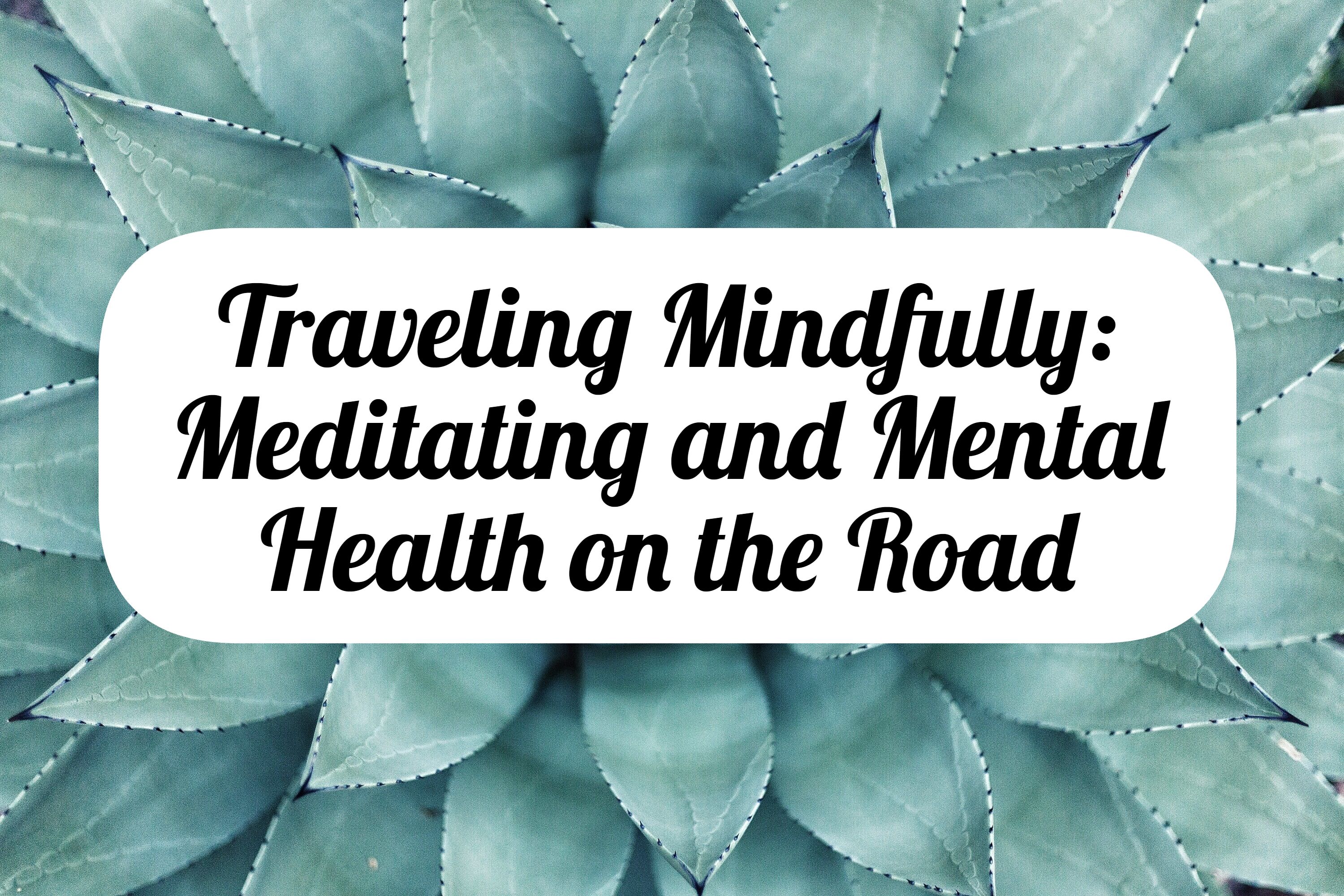 Traveling Mindfully: Meditating and Mental Health on the Road"