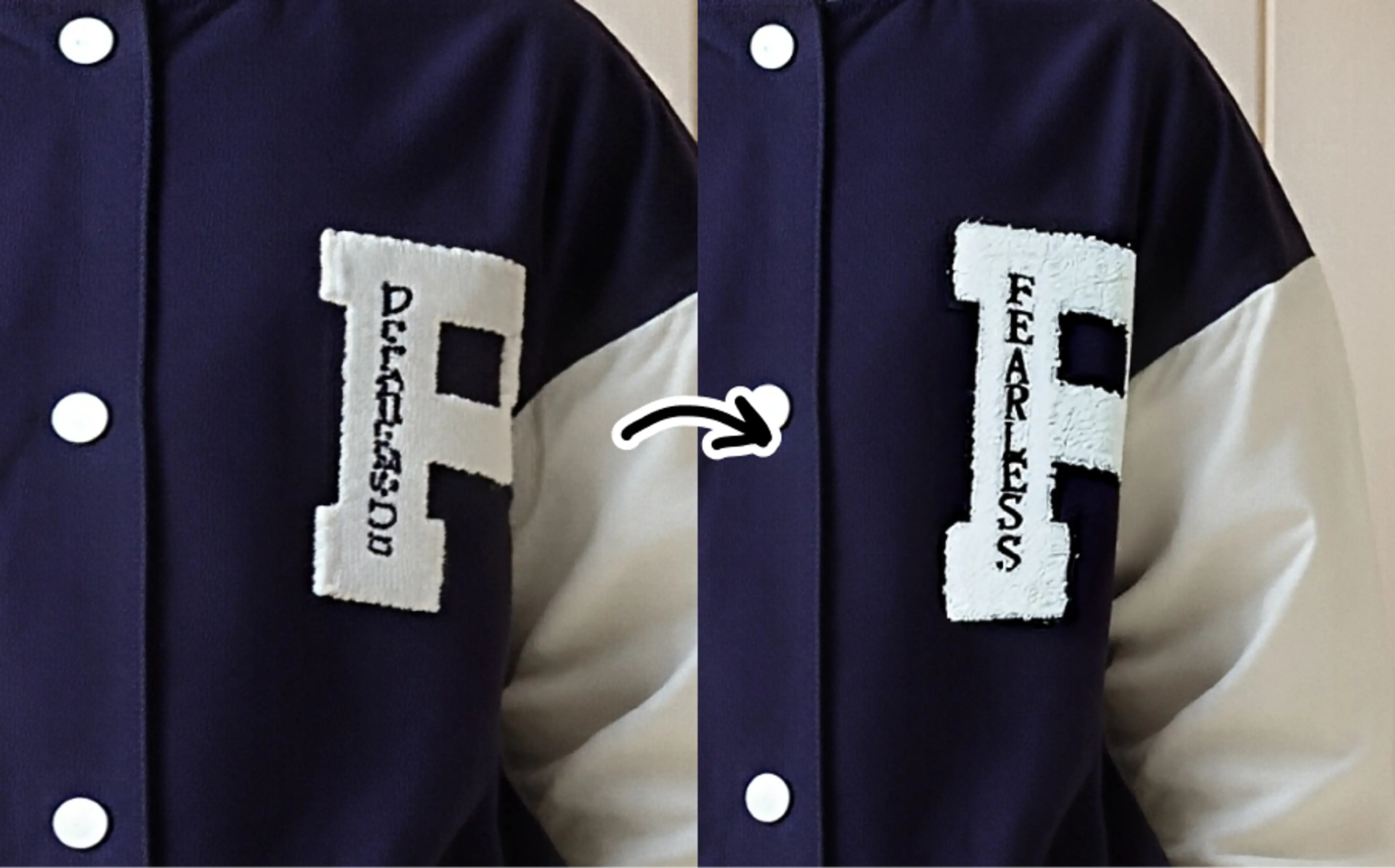 Create on-model imagery with logos