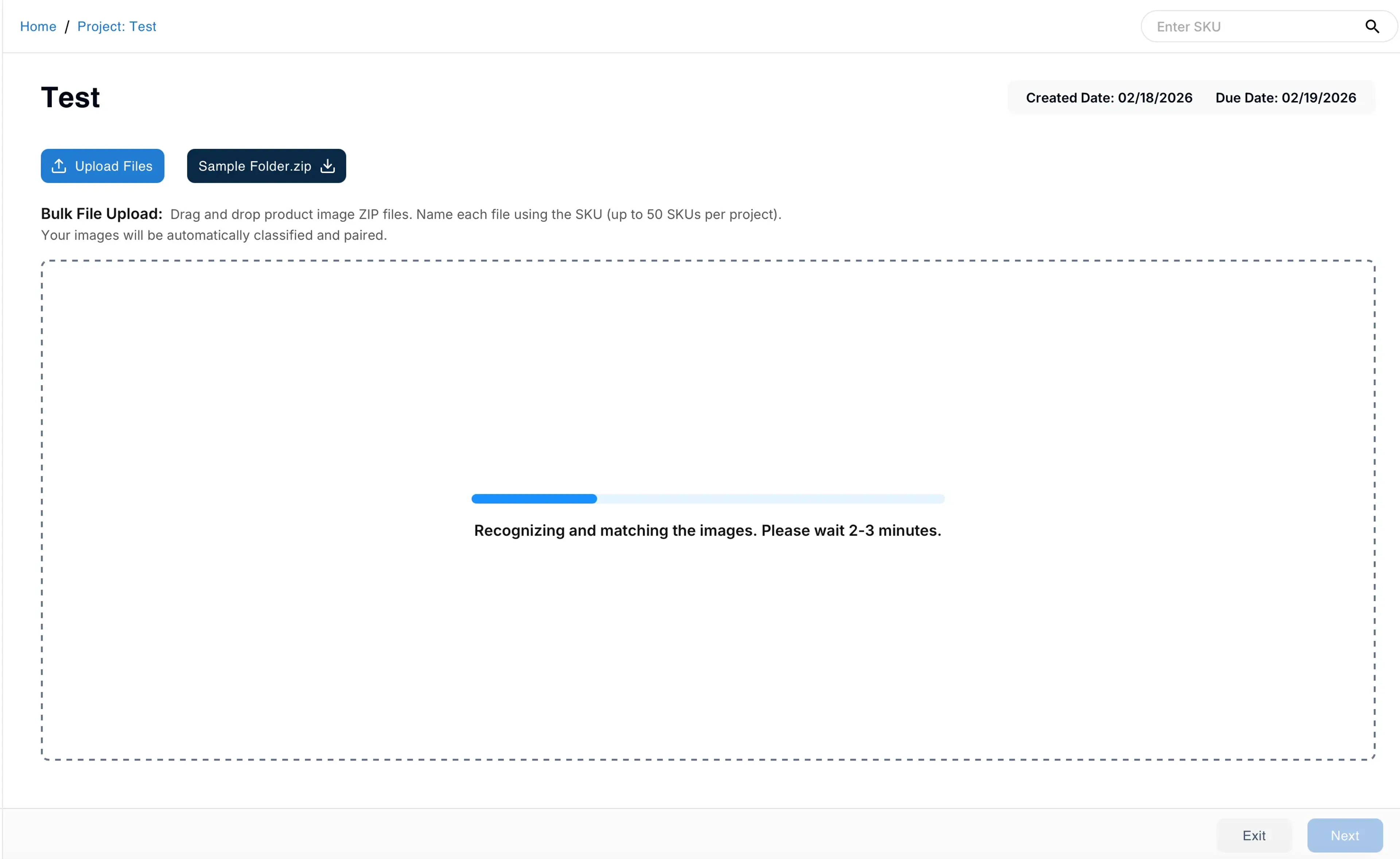 Image upload process