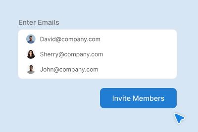 Access Team page from account menu