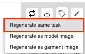 Regen with same input