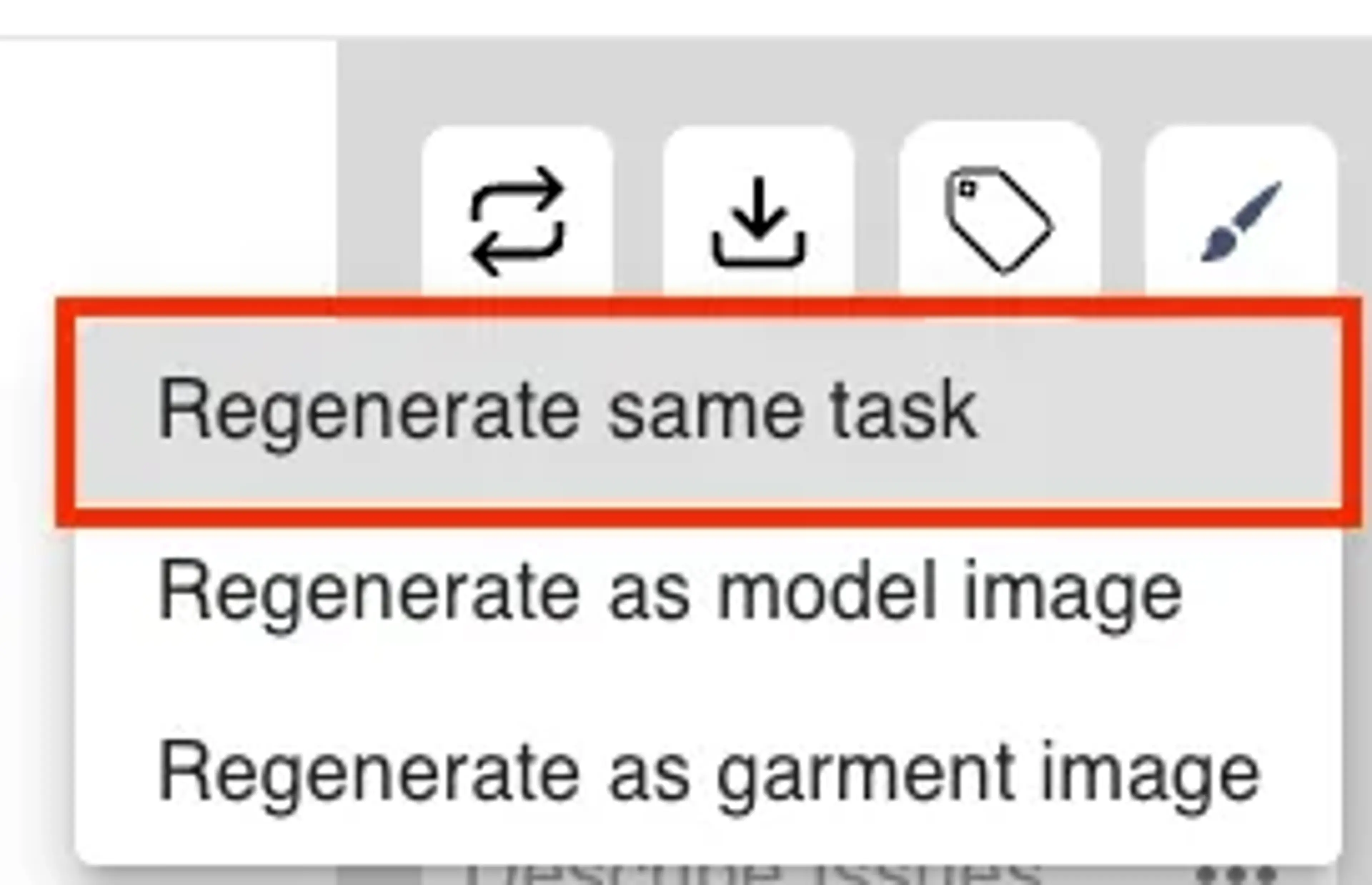 Regen with same input