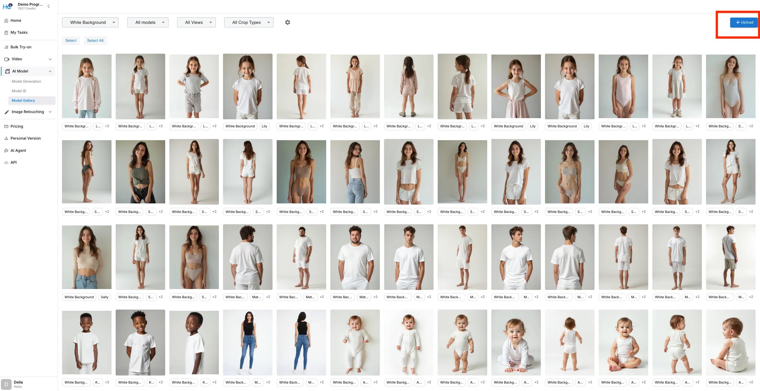 Upload to Model Gallery