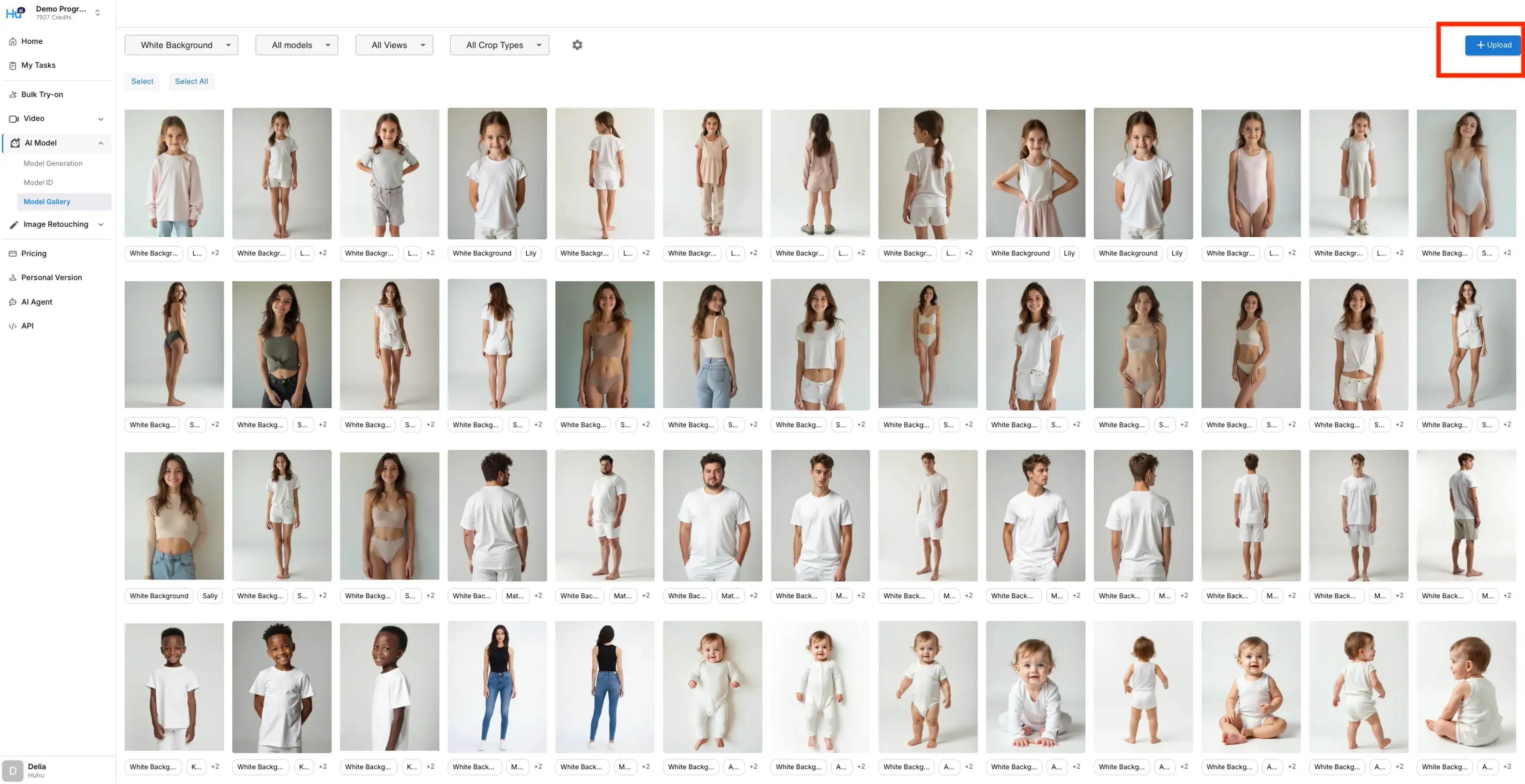 Upload to Model Gallery