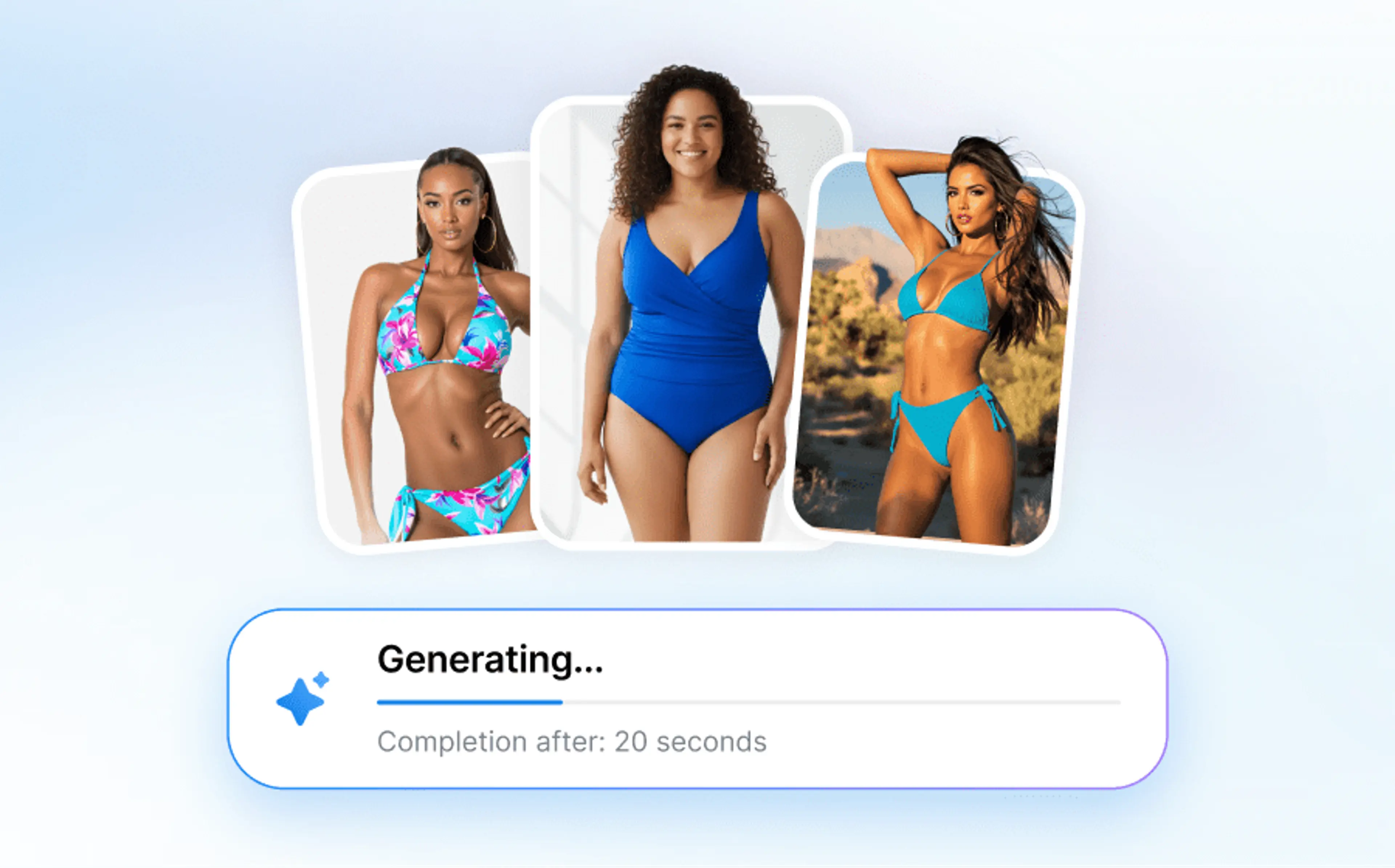 AI fashion model generation is done at lightning speed