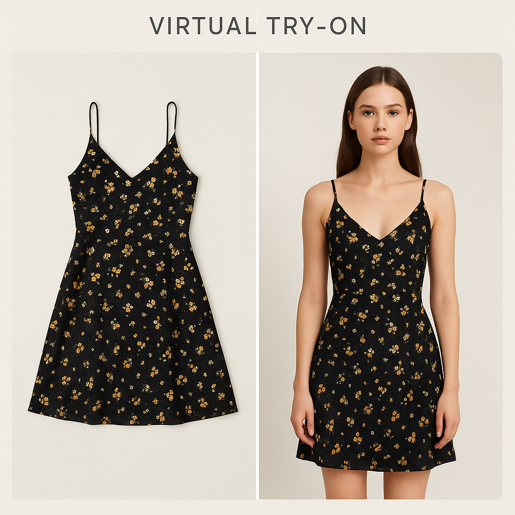 Dress AI lookbook models with virtual try-on technology