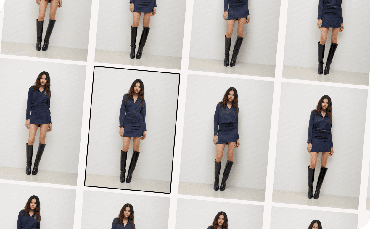 photoshoot models with products in bulk