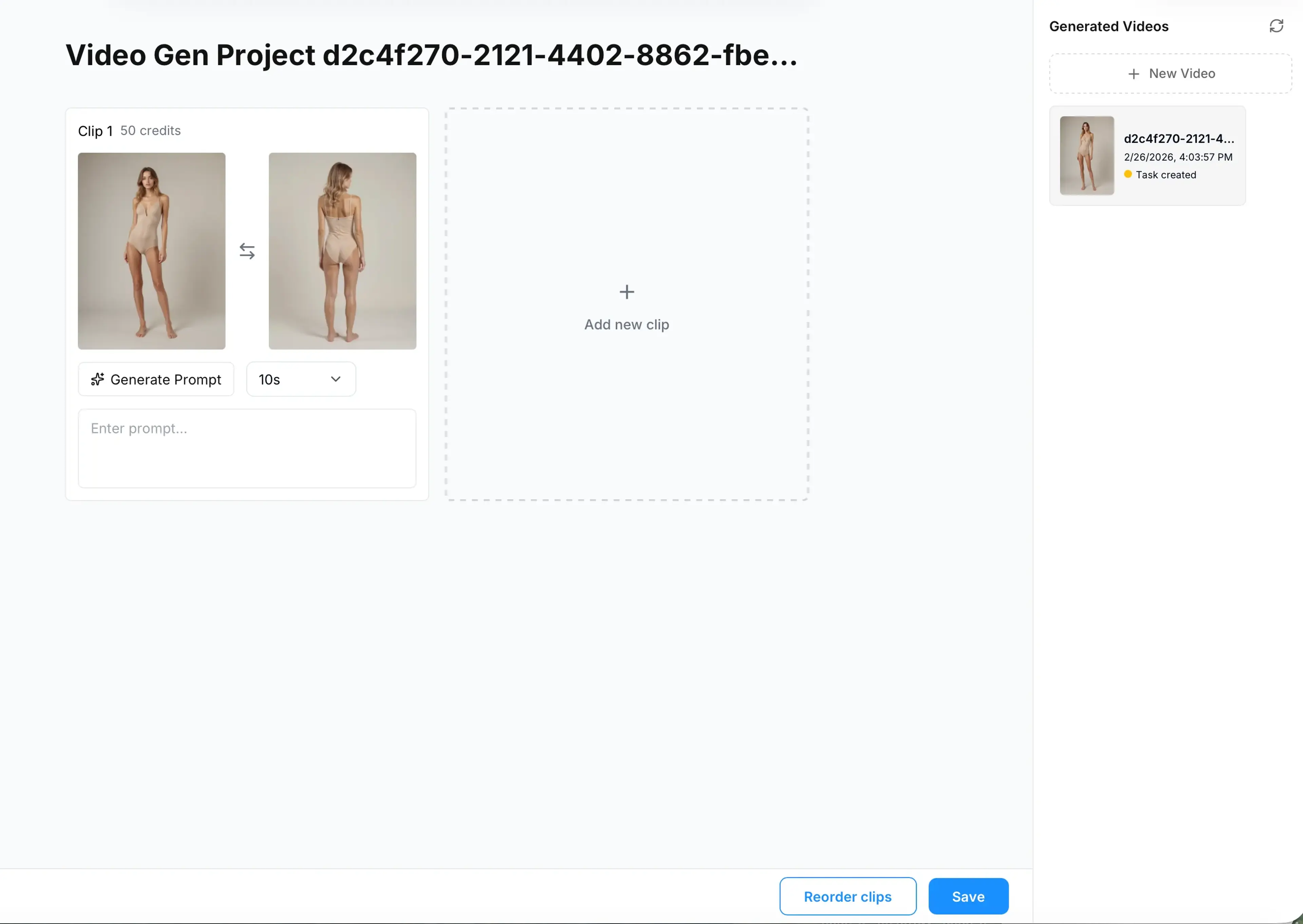 Single Clip or 180 Turn Around