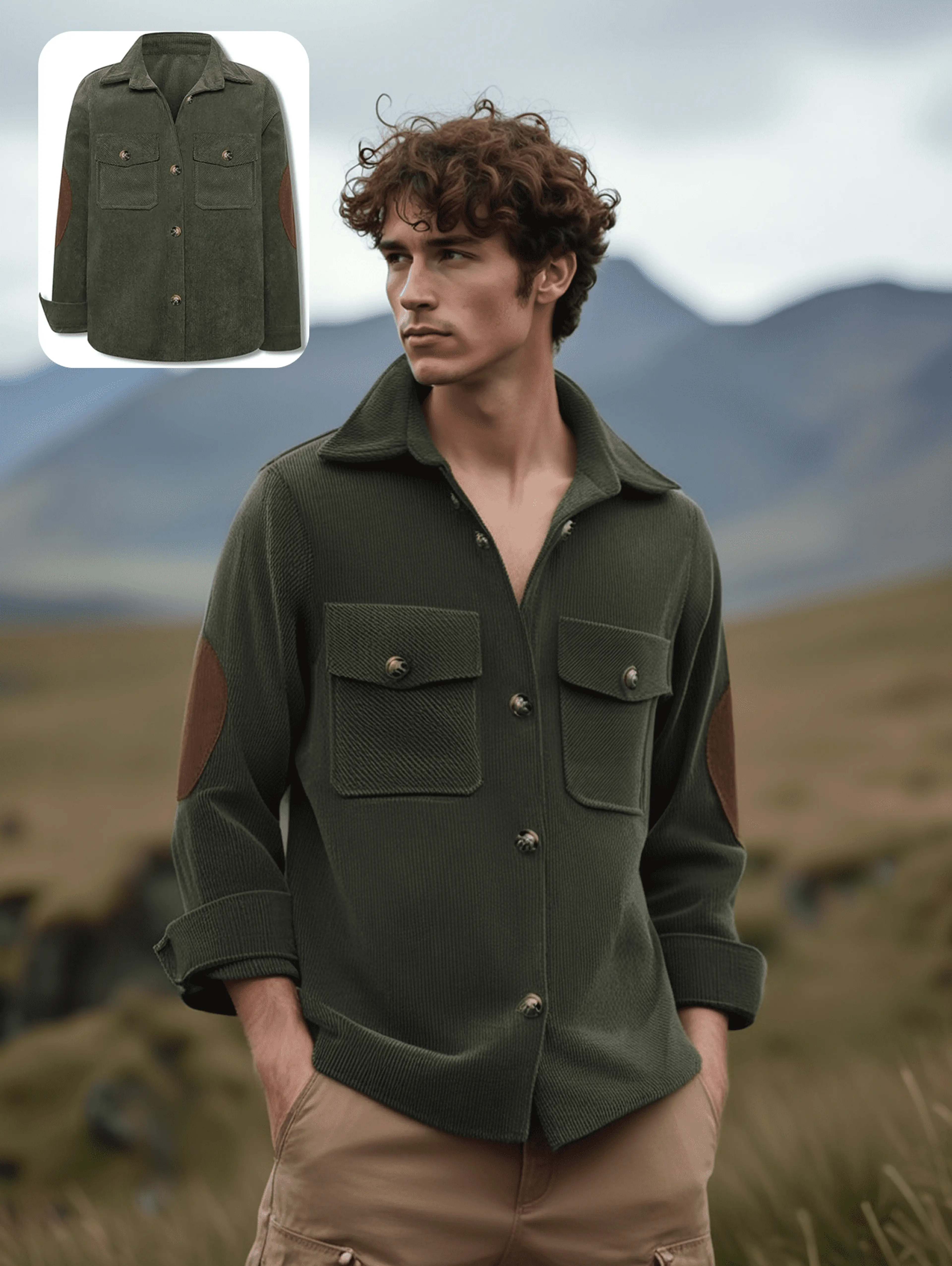 place custom clothing on an ai model man