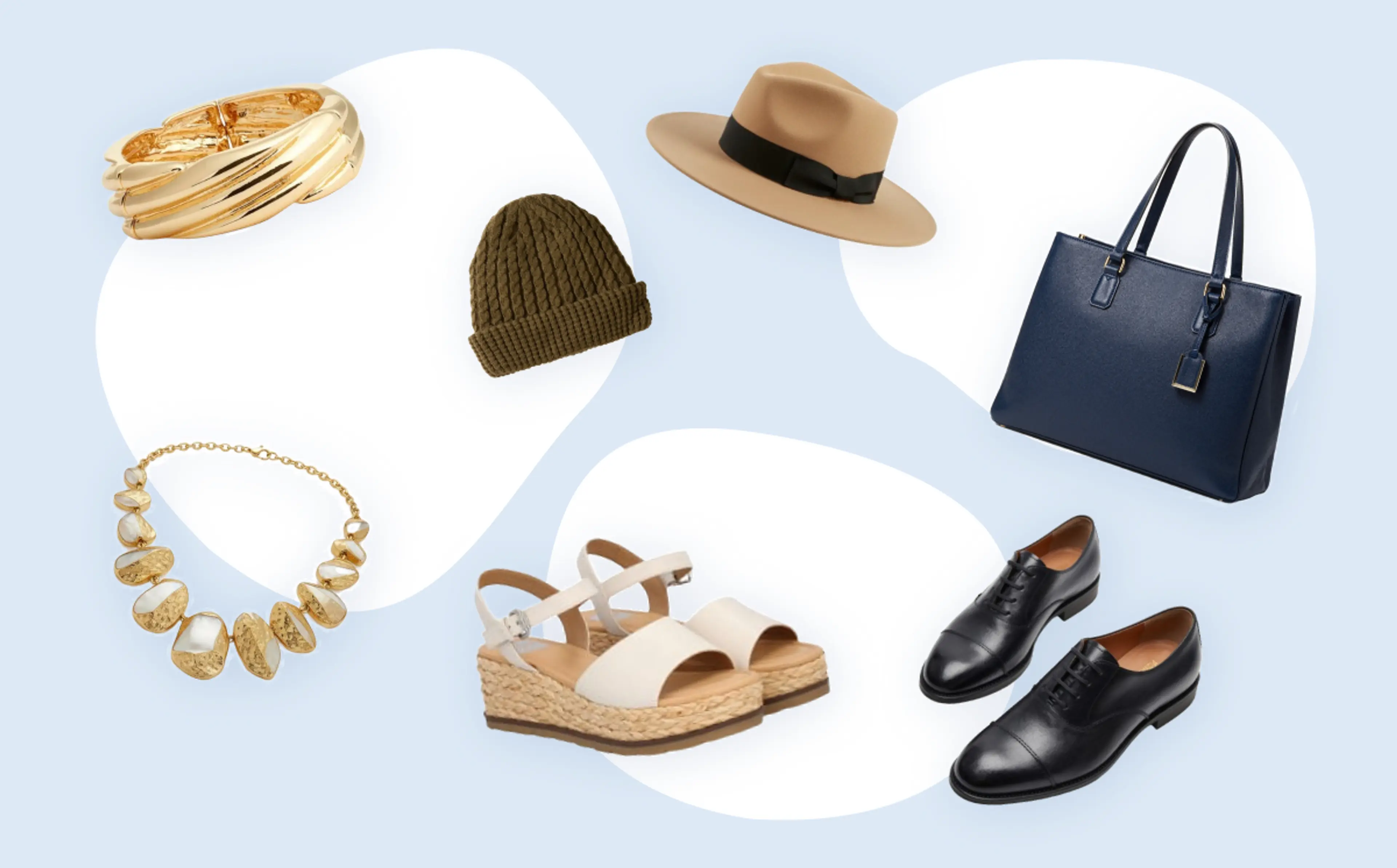 Try on jewelry, hats, shoes, bags — and more